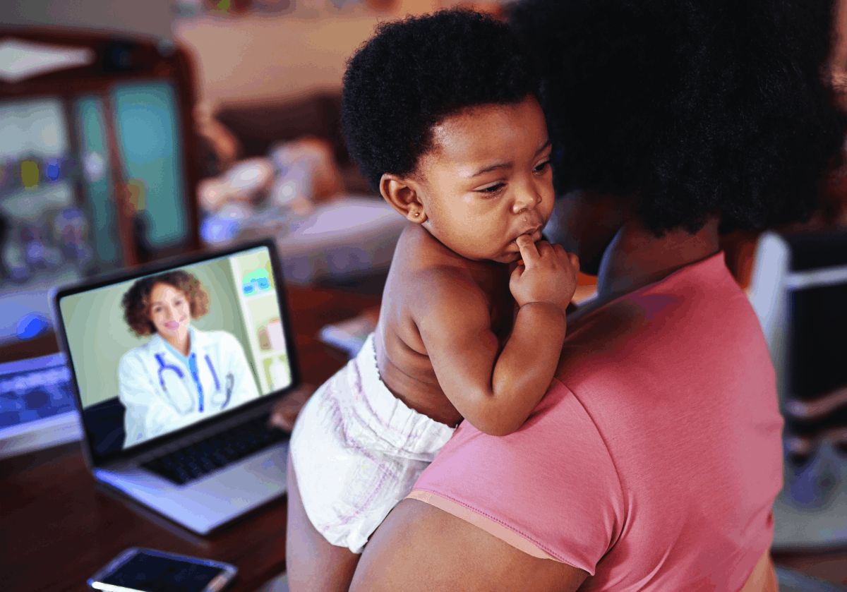 Mom holding baby Featured Image for Quick Care Online